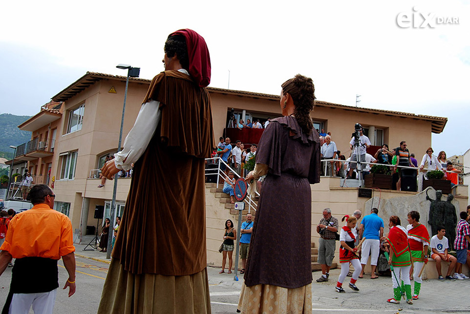 Gegants, Festa Major de Canyelles 2014. Festa Major de Canyelles 2014