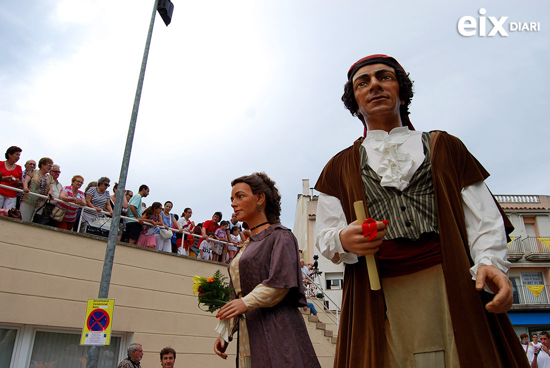 Gegants, Festa Major de Canyelles 2014. Festa Major de Canyelles 2014