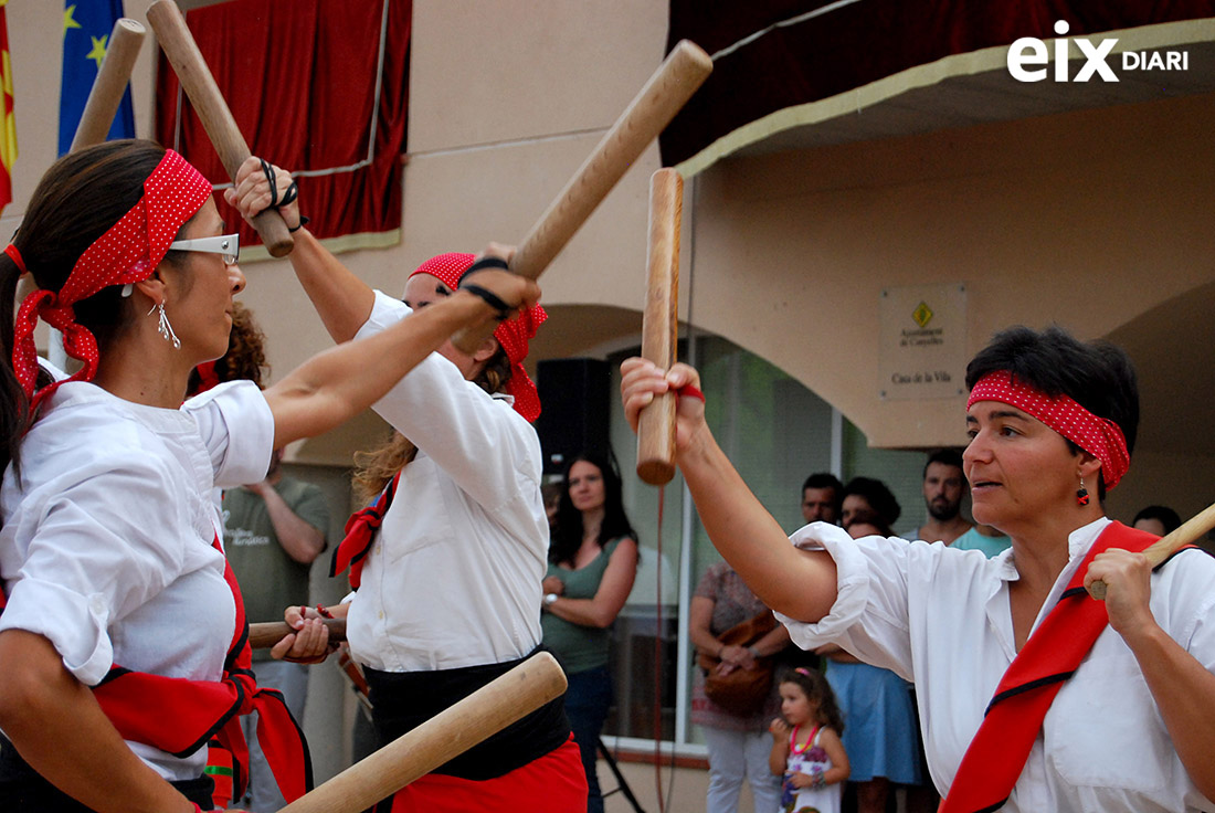 Bastons, Festa Major de Canyelles 2014. Festa Major de Canyelles 2014