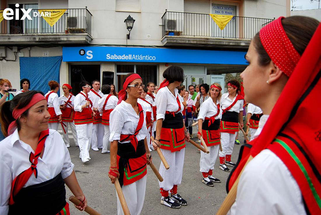 Bastons, Festa Major de Canyelles 2014. Festa Major de Canyelles 2014