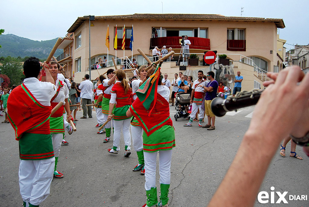 Bastons, Festa Major de Canyelles 2014. Festa Major de Canyelles 2014