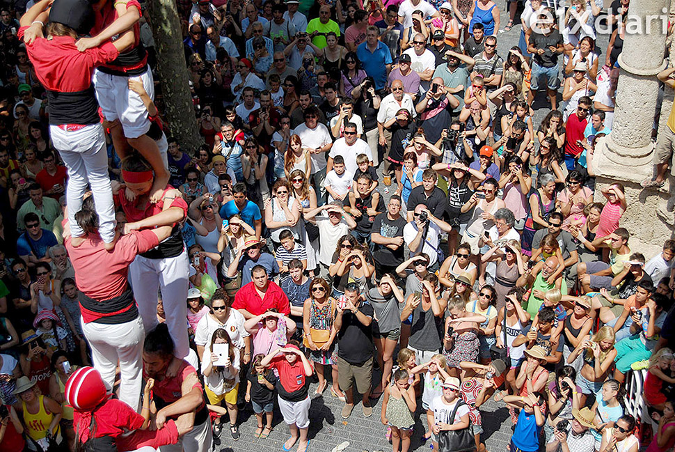 Diada castellera. Festa Major El Vendrell 2014