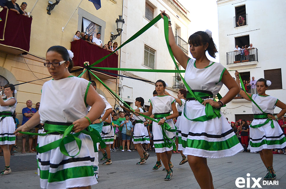 Ball de cintes. Festa Major Cubelles 2014