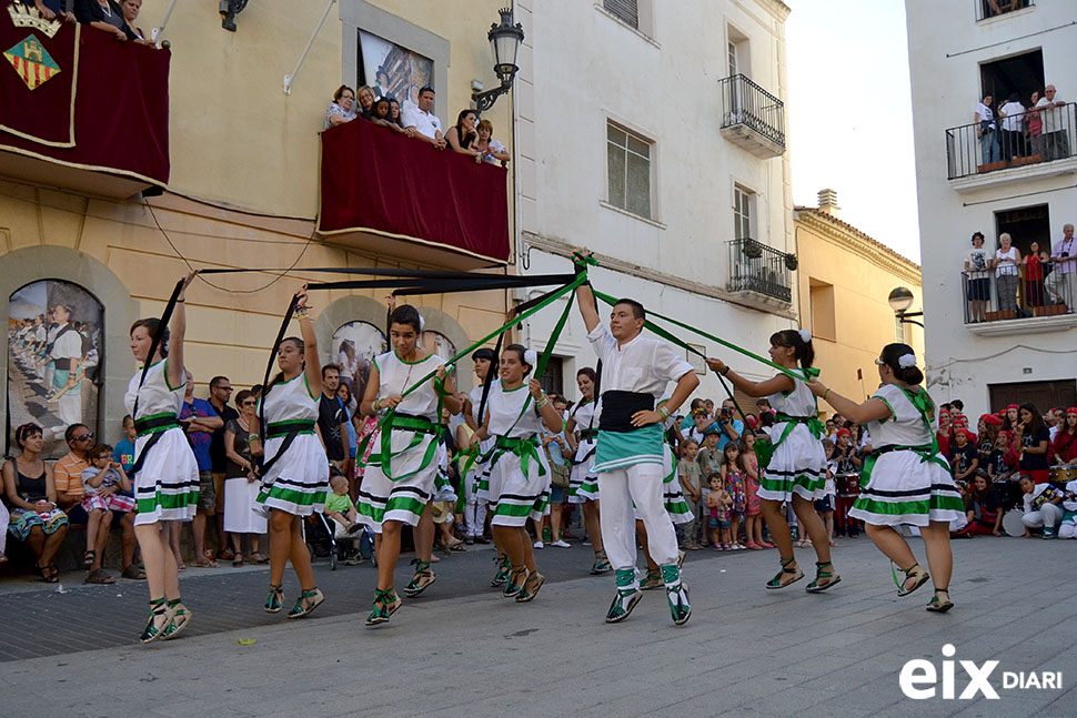 Ball de cintes. Festa Major Cubelles 2014