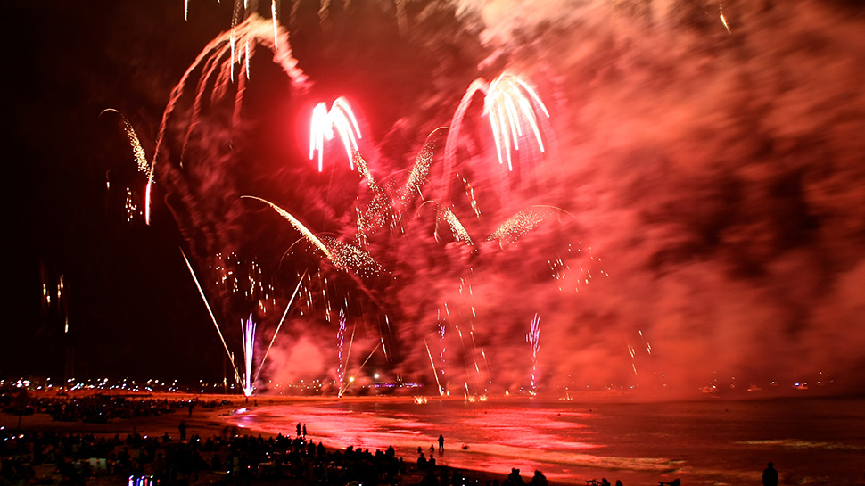 Castell de focs /foto: Jordi Dauder. Festa Major Vilanova i la Geltrú 2014