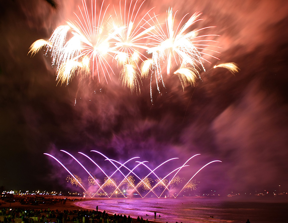 Castell de focs /foto: Jordi Dauder. Festa Major Vilanova i la Geltrú 2014