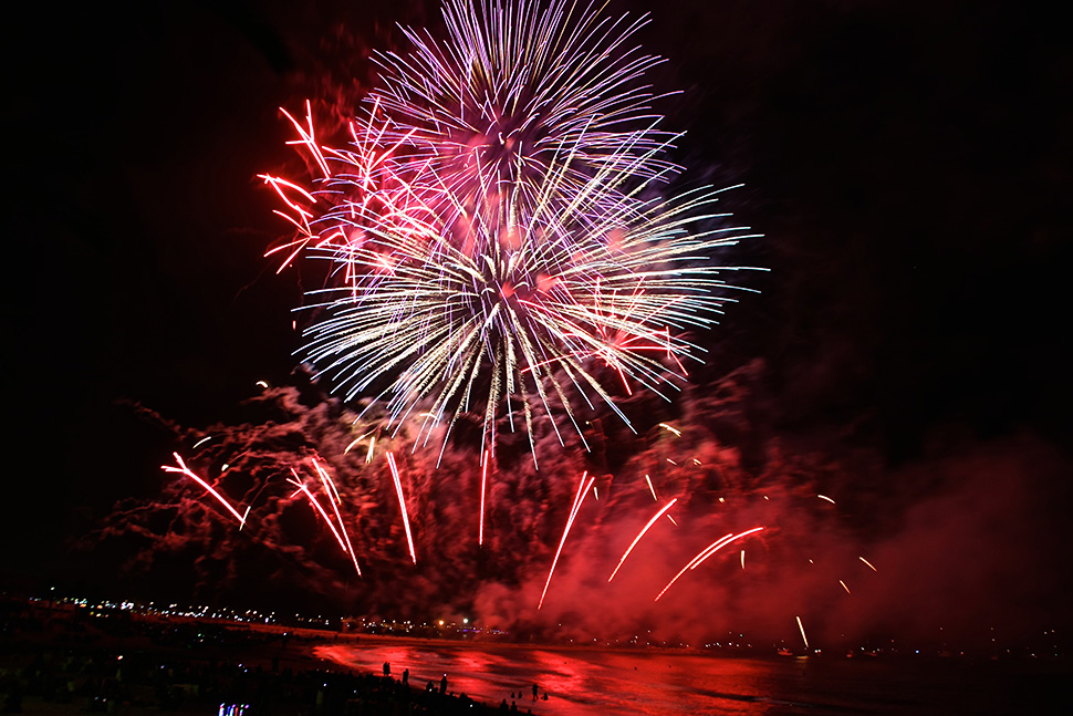 Castell de focs /foto: Jordi Dauder. Festa Major Vilanova i la Geltrú 2014