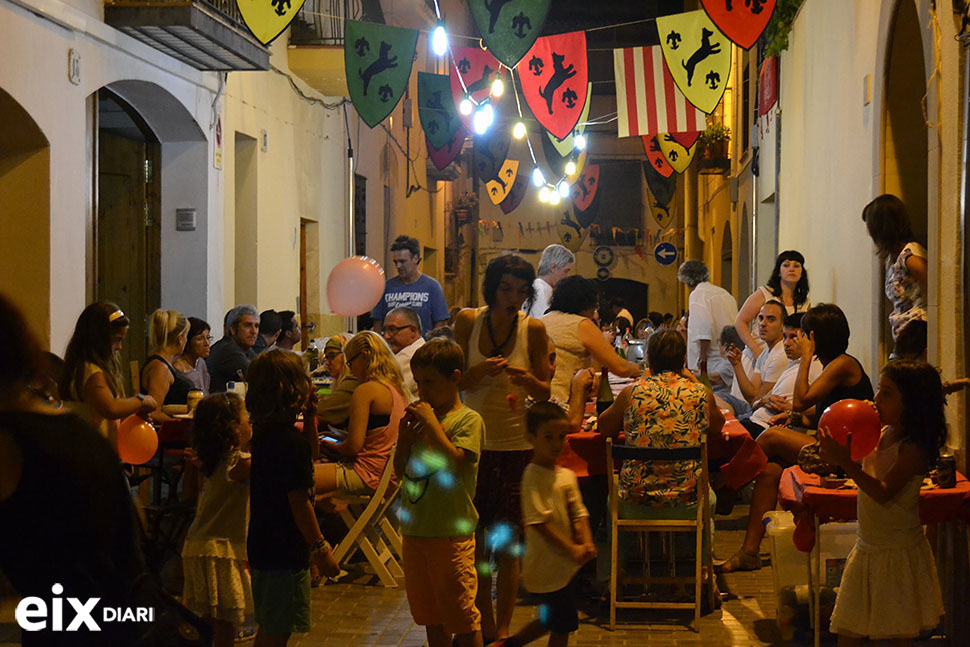 Sopars a la fresca. Festa Major de la Geltrú 2014