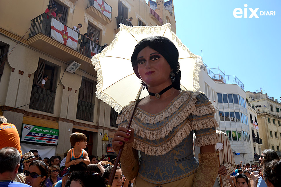 Gegants. Festa Major Sitges 2014