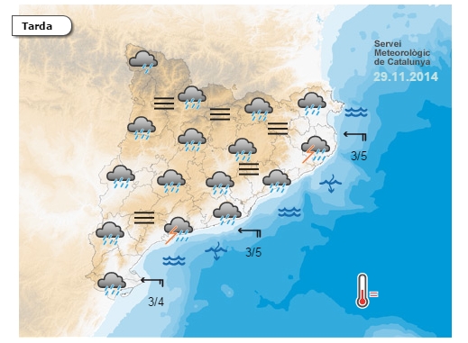 EIX. Actualització de l'Alerta Inuncat pel temporal de llevant