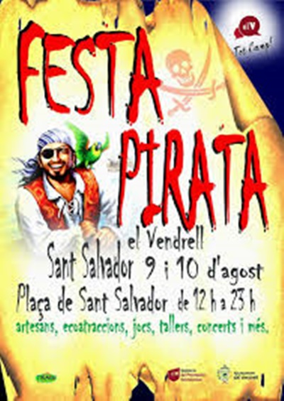 Festa pirata a la platja de Sant Salvador