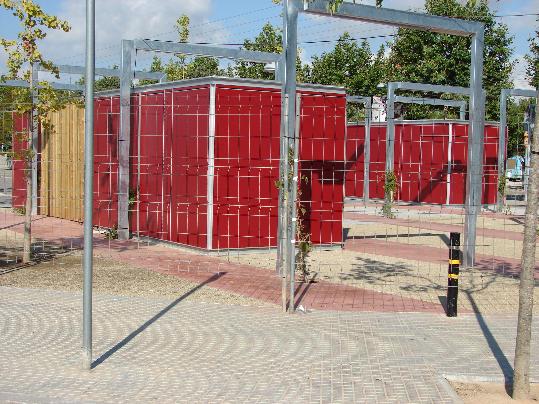 Inauguració del punt turístic i de serveis al mercat a Santa Margarida i els Monjos