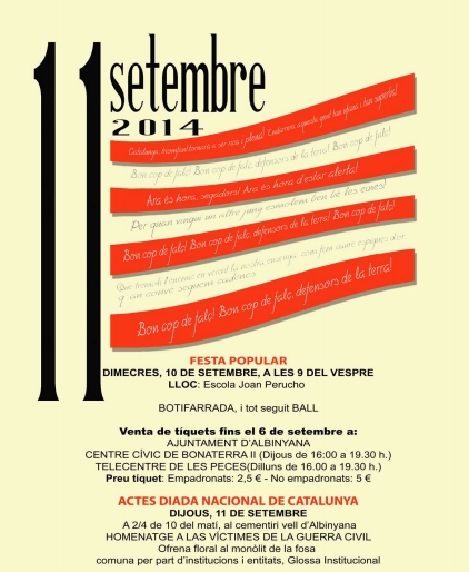 11 de Setembre a Albinyana
