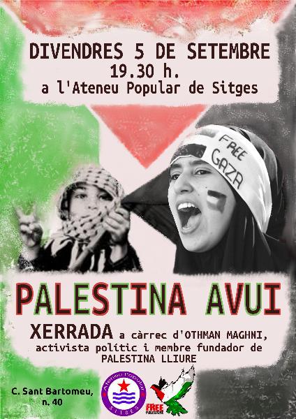 Xerrada sobre Palestina a l'Ateneu de Sitges