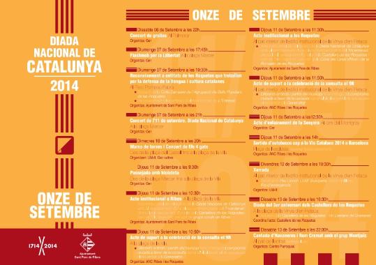 Diada a Sant Pere de Ribes