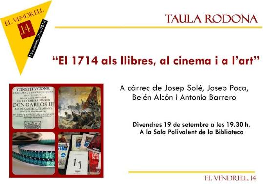 El 1714 als llibres, als cinemes i a l'art