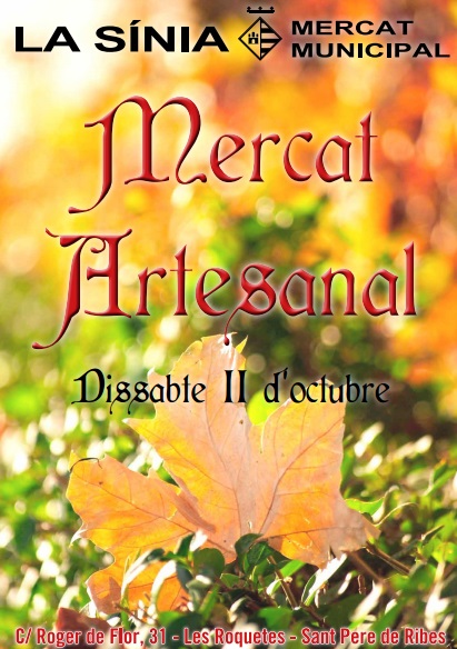 Fira artesanal al Mercat de la Sínia