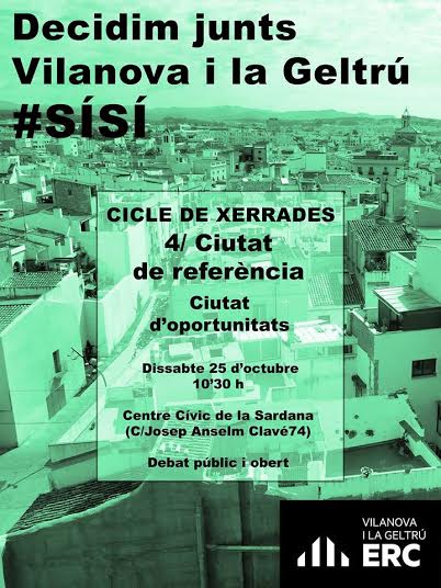 ERC debat sobre les oportunitats de Vilanova i la Geltrú