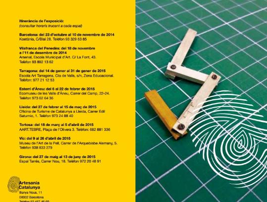 Insígnies del Mestre Artesà 2014