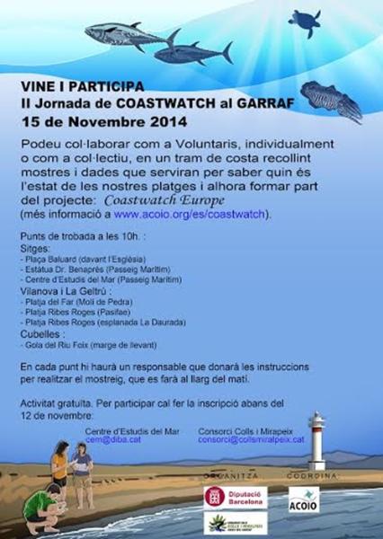 II jornada de Coastwatch Garraf