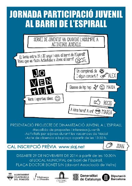 Jornada de Participació Juvenil al barri de lEspirall
