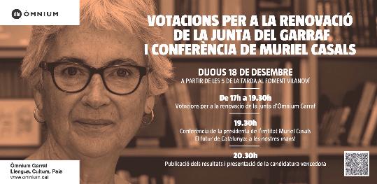 Conferència de Muriel Casals a Vilanova