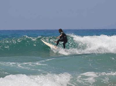 Clínic de Surf a la platja de Ribes Roges