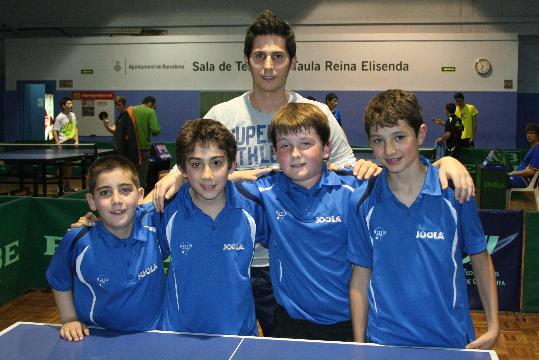 CTT Vilanova. Albert Carmona, Albert Ferrer, Josep Ma Blancafort i Miguel Angel Ibáñez