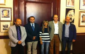 Ajuntament de Vilafranca. Albert Cucarella, Ramon Basiana, Anna Doblas, Quim Vázquez, i Fede Insenser