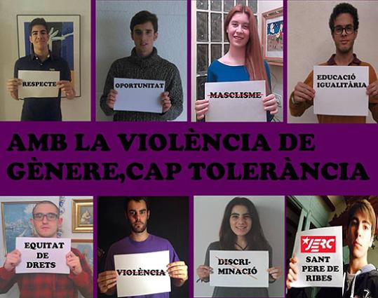 JERC Sant Pere de Ribes. Amb la violència de gènere, tolerància zero!