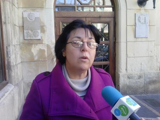 Eix. Araceli Bundó a la roda de premsa
