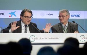 Ajuntament de Sitges. Artur Mas amb Antón Costas