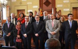 Artur Mas visita Sitges i rep lloances per la gestió del 9N