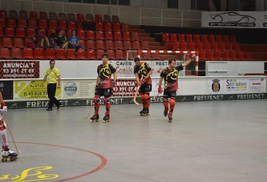 CE Noia. Borja Ferrer celebrant l'últim gol 