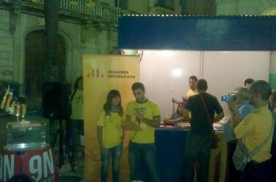 ERC. Botifarrada d'ERC a la plaça de la Vila