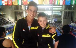 Eix. Brian Torres i Xavier Romeu del Judo Vilafranca