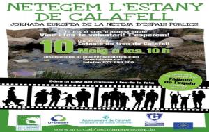 EIX. Calafell organitza una neteja ciutadana de lEstany