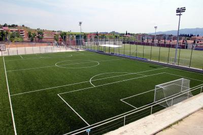 Eix. Camp de futbol de Sant Sadurní d'Anoia