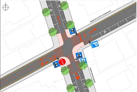 EIX. Canvis en la circulació del carrer Barcelona a Cubelles