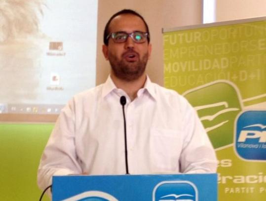 PP. Carlos Remacha, nou candidat del PP a Vilanova i la Geltrú