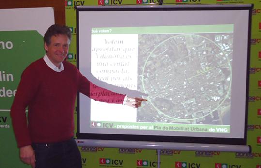 Eix. Carsten Busc Andersen ha presentat les propostes dICV 