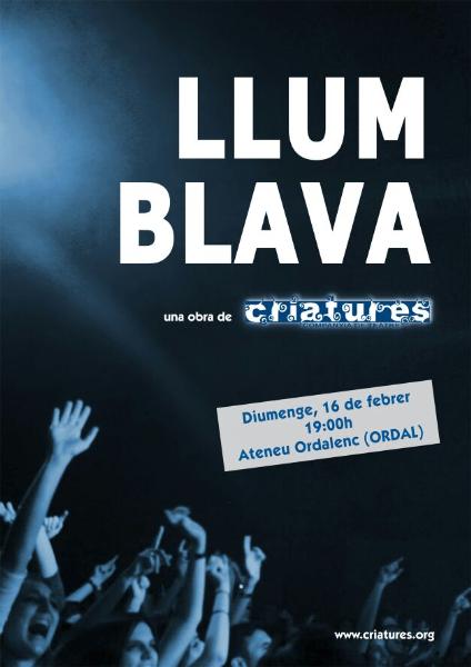 Cartell llum blava Ordal