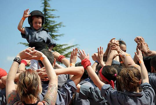 Eix. Castellers de Les Roquetes