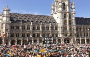 Castellers de Vilafranca a Brussel.les