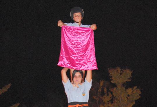 Maika Gámiz. Castells de set de la Jove de Vilafranca a Sant Pere de Ribes