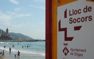 Ajuntament de Sitges. Comença el servei de salvament a les platges de Sitges