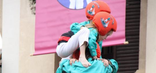 Castellers de Vilafranca. Comencen els assaigs dels Verds per a la Festa Major dels petits