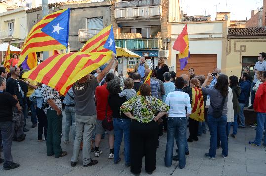 Concentració a Gelida per la República Catalana (autor Pere Palomera) - 2-6-14
