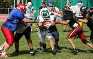 Concentració de la selecció catalana de futbol americà a Vilafranca