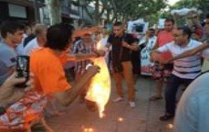 Concentració en solidaritat amb Palestina a El Vendrell 
